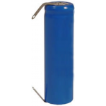NiCad AA 1000mAh Rechargeable Battery with Solder Tabs, NCD1000AAFT-T