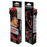 Nite Ize Nite Dawg LED Dog Collar, Medium, Red Webbing, NND-03-10M