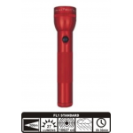 Maglite 2D Incandescent Flashlight S2D036, Red