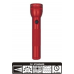 Maglite 2D Incandescent Flashlight S2D036, Red