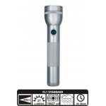 Maglite 2D Incandescent Flashlight S2D096, Gray