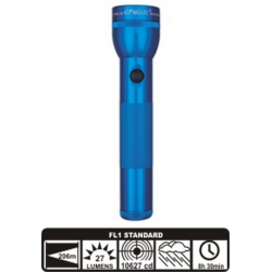 Maglite 2D Incandescent Flashlight S2D116, Blue