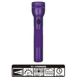Maglite 2D Incandescent Flashlight S2D986, *Purple