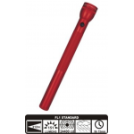 Maglite 5D Incandescent Flashlight, S5D036, Red