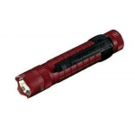 Maglite MAG-TAC LED Flashlight, SG2LRL6, Crimson Red, Crowned Bezel