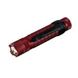 Maglite MAG-TAC LED Flashlight, SG2LRL6, Crimson Red, Crowned Bezel