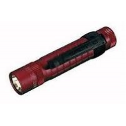 Maglite MAG-TAC LED Flashlight, SG2LRM6, Crimson Red, Plain Bezel