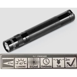 Maglite LED Solitaire Flashlight, SJ3A016, Black