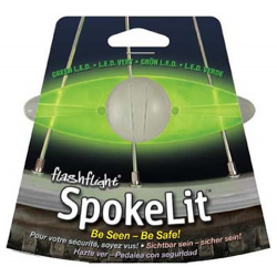 Nite Ize SpokeLit, Green LED Bicycle Light SKL-03-28