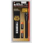 Maglite 2AA MiniMag LED Flashlight, SP2201H, Black