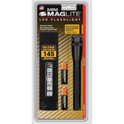 Maglite 2AA MiniMag LED Flashlight, SP2201H, Black