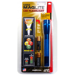 Maglite 2AA MiniMag LED Flashlight, SP2211H, Blue