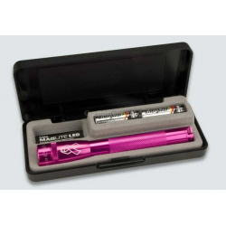 Maglite 2AA MiniMag LED Gift Box, SP22MW7, NBCF Pink Ribbon