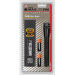 Maglite 2AA MiniMag Pro LED Flashlight w/Holster, SP2P01H, Black