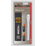 Maglite 2AA MiniMag Pro LED Flashlight w/Holster, SP2P10H, Silver