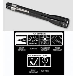 Maglite 2AAA MiniMag LED Flashlight, SP32016, Black
