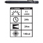 Streamlight Stylus3 Pen Light White LED, 65018, Black