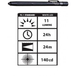Streamlight Stylus3 Pen Light White LED, 65018, Black