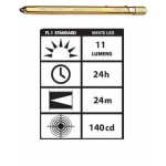 Streamlight Stylus3 Pen Light White LED, 65024, Gold