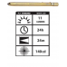 Streamlight Stylus3 Pen Light White LED, 65024, Gold
