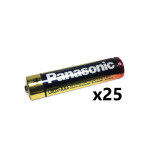 Panasonic AAA Industrial Alkaline 1.5V Battery, Bulk, 25/Box, PAN-AAA-25