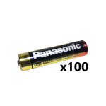 Panasonic AAA Industrial Alkaline 1.5V Battery, Bulk, 100/Box, PAN-AAA-100
