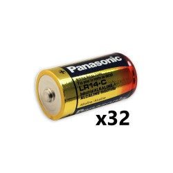 Panasonic C Industrial Alkaline 1.5V Battery, Bulk, 32/Box, PAN-C-32