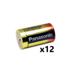 Panasonic D Industrial Alkaline Battery, 1.5V, 12/Box, PAN-D-12