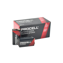 Duracell Procell Intense Series 9V PX1604 Alkaline Battery, 12/Carton, PX1604-12
