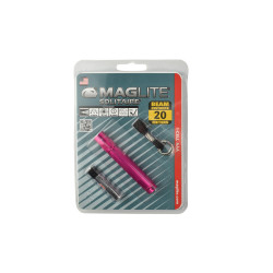 Maglite Incandescent Solitaire Flashlight, K3AKY6, Pink