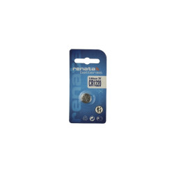 Renata CR1220, 3v Lithium Coin Cell Battery, 1/card, CR1220SC