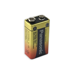 Panasonic 9V Industrial Alkaline Battery, Bulk, PAN-9V