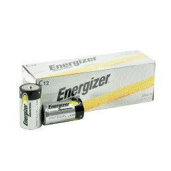 Energizer Industrial C Alkaline Battery, 12/Carton